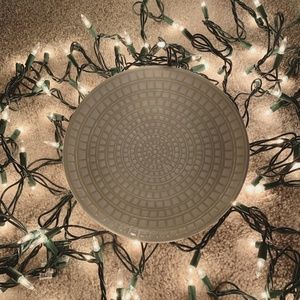 Sakura Port of Call White Mosaic Tile Plate